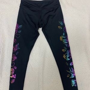 Zumba metallic leggings